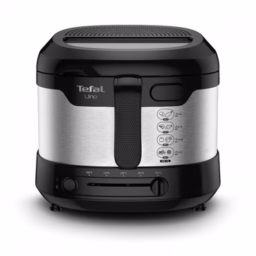 Fritteuse Uno M Edelstahl FF215D (edelstahl/schwarz, 1.600 Watt, Ölbehälter 1,8 Liter)