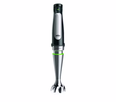 MultiQuick 7 Stabmixer MQ 7035X (schwarz/edelstahl, 1.000 Watt, mit Zerkleinerer und Schneebesen)