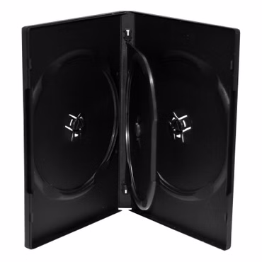 4er-DVD-Box black (50 Stück) (schwarz, Bulk)