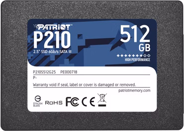 P210 512 GB (schwarz, SATA 6 Gb/s, 2,5")