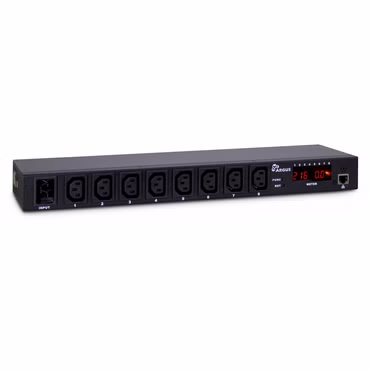 19" Steckdosenleiste Argus SW-0816, 8-fach (schwarz, per Fernzugang via Webinterface schaltbar)