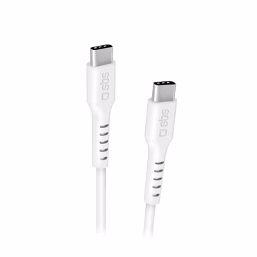 SBS USB-C zu USB-C Kabel 2m weiß