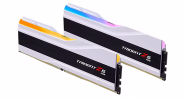 DIMM 64 GB DDR5-6000 (2x 32 GB) Dual-Kit (weiß, F5-6000J3040G32GX2-TZ5RW, Trident Z5 RGB, INTEL XMP)
