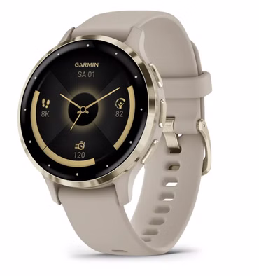 Garmin Venu 3S Smartwatch french gray/softgold
