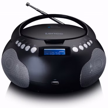Lenco SCD-33 Boombox CD/BT/Radio schwarz
