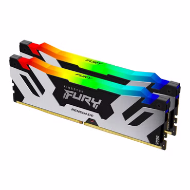 DIMM 32 GB DDR5-7600 (2x 16 GB) Dual-Kit (schwarz, KF576C38RSAK2-32, Renegade RGB XMP, INTEL XMP)