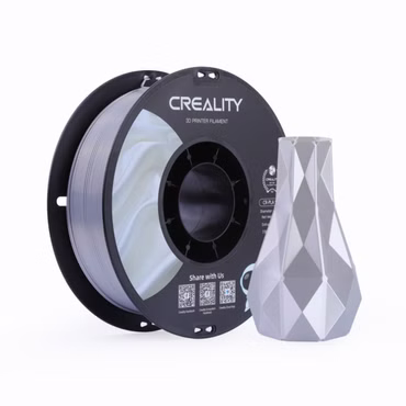 CR-Silk PLA Filament Silber, 3D-Filament (1 kg, 1,75 mm, auf Rolle)