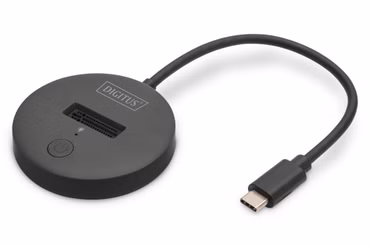 M.2 NVMe/SATA Docking Station (schwarz, USB-C, M2 SSD)