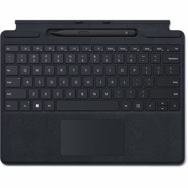 Surface Pro Signature Keyboard (schwarz, DE-Layout, für Surface Pro 9, Pro 8 und Pro X, inkl. Surface Slim Pen 2)