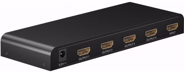 HDMI Splitter 1 auf 4 (4K @ 30Hz) (schwarz)