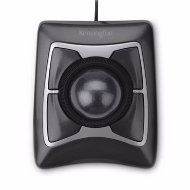 Kensington Expert Mouse - Trackball - rechts- und linkshändig - optisch - 4 Tasten - kabelgebunden - USB - Schwarz