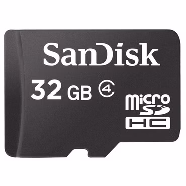 SanDisk - Flash-Speicherkarte - 32 GB - Class 4 - microSDHC - Schwarz