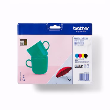 Brother LC227XLVALBP - 4er-Pack - Hohe Ergiebigkeit - Schwarz, Gelb, Cyan, Magenta - original - Blisterverpackung - Tintenpatrone - für Brother DCP-J4120DW, MFC-J4420DW, MFC-J4620DW, MFC-J4625DW