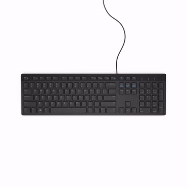 Dell KB216 - Tastatur - USB - QWERTY - US International - Schwarz - für Inspiron 3459, Latitude 3480, 3580, Vostro 3905