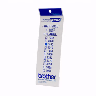 Brother ID3030 - 30 x 30 mm 12 Etikett(en) Stempeletiketten - für StampCreator PRO SC-2000, PRO SC-2000USB