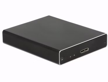 Delock External Enlosure 2 x M.2 Key B to Superspeed USB - Schnittstellenadapter - M.2 - RAID RAID 0, 1 - USB 3.1 (Gen 2) - Schwarz