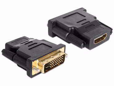 Delock Adapter DVI 24+1 pin male > HDMI female - Videoadapter - DVI-D männlich zu HDMI weiblich