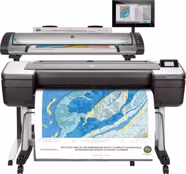 HP DesignJet T1700dr - 1118 mm (44") Großformatdrucker - Farbe - Tintenstrahl - 1118 x 1676 mm - 2400 x 1200 dpi - bis zu 0.55 Min./Seite - Gigabit LAN, USB-Host - Cutter