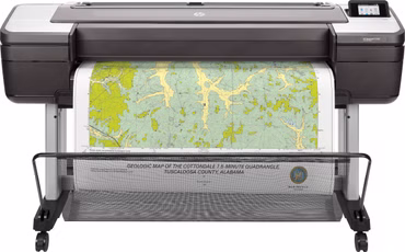 HP DesignJet T1700 PostScript - 1118 mm (44") Großformatdrucker - Farbe - Tintenstrahl - 1118 x 1676 mm - 2400 x 1200 dpi - bis zu 0.55 Min./Seite - Gigabit LAN, USB-Host - Cutter