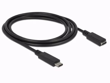USB 10 Gbps Verlängerungskabel USB Type-C" Stecker zu Buchse 1,5 m 4K PD 60 W
