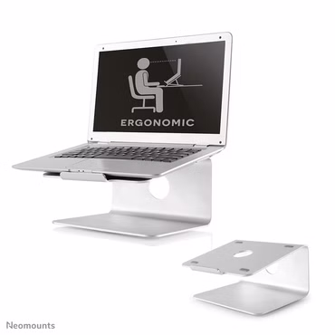 NewStar Laptop Desk Stand (ergonomic, 360 degrees rotatable) / silber