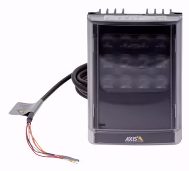 AXIS T90D20 - Infrarot-Illuminator - Deckenmontage möglich, Pfosten montierbar, geeignet für Wandmontage - 12 - 24 V - Innenbereich, Außenbereich - 18 Watt - Schwarz - für AXIS D3110, P1455-LE, P1455-LE-3, Q1656, Q1656-B, Q1715, V5938 50