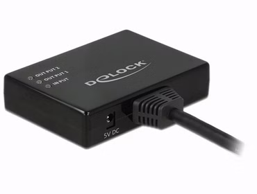 Delock HDMI Splitter - Video-/Audio-Splitter - 2 x HDMI - Desktop
