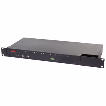 APC KVM1116R - KVM-Switch - 1 lokaler Benutzer - 1 IP-Benutzer - an Rack montierbar - für P/N: SMTL1000RMI2UC, SMX1000C, SMX1500RM2UC, SMX1500RM2UCNC, SMX750C, SMX750CNC