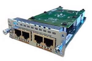 Cisco Network Interface Module - Erweiterungsmodul 4 - ISDN - ISDN BRI S/T - für Cisco 4451-X, Integrated Services Router 4221, 4321, 4331, 4351, 4431