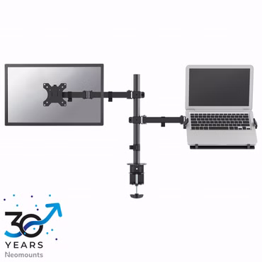 NewStar Flat Screen & Notebook Desk Mount (clamp/grommet) / 10-32" / Black