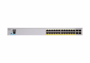 Cisco Catalyst 2960L-SM-24PQ - Switch - Smart - 24 x 10/100/1000 (PoE+) + 4 x Gigabit SFP (Uplink) - Desktop, an Rack montierbar - PoE+ (195 W)