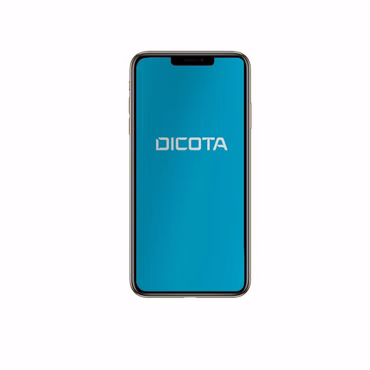 DICOTA Secret - Bildschirmschutz für Handy - mit Sichtschutzfilter - 4-Wege - klebend - Schwarz - für Apple iPhone X, XS