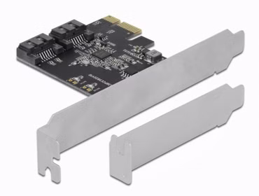Delock 2 Port SATA PCI Express Karte - Low Profile Formfaktor