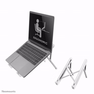 NewStar Foldable Notebook Desk Stand (ergonomic) Silver
