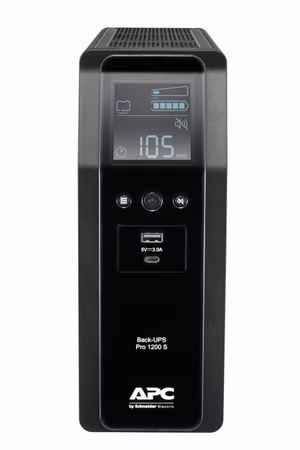 APC Back-UPS Pro BR1200SI - USV - Wechselstrom 220-240 V - 720 Watt - 1200 VA - USB - Ausgangsanschlüsse: 8 - Schwarz