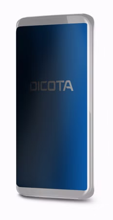 DICOTA - Bildschirmschutz für Handy - mit Sichtschutzfilter - 2-Wege - klebend - Schwarz - für Apple iPhone 12 mini
