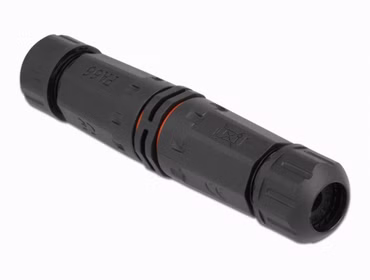 Delock Kabelverbinder für Außenbereich 5 Pin, IP68 wasserdicht, schraubbar, Kabeldurchmesser 4,5 - 7,5 mm schwarz