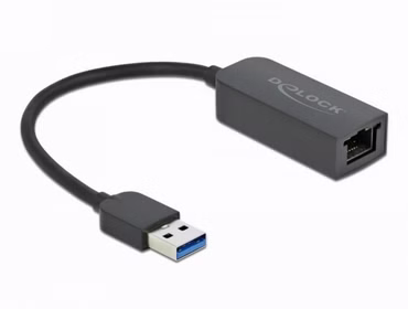 Delock Adapter USB Typ-A Stecker zu 2,5 Gigabit LAN kompakt