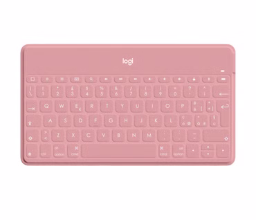 Logitech Keys-To-Go - Tastatur - Bluetooth - QWERTY - Italienisch - Blush Pink - für Apple iPad/iPhone/TV