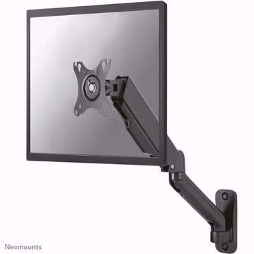 Neomounts by Newstar wall mounted gas spring monitor arm (3 pivots VESA 100x100)