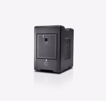 SanDisk Professional G-RAID SHUTTLE 4 - Festplatten-Array - 80 TB - 4 Schächte - HDD 20 TB x 4 - Thunderbolt 3, USB 3.1 Gen 2 (extern)
