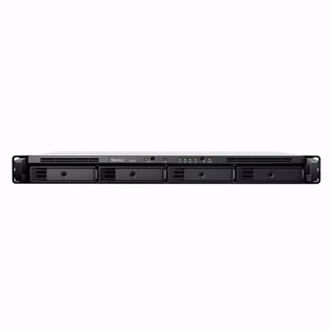 Synology RackStation RS422+ - NAS-Server - 4 Schächte - Rack - einbaufähig - SATA 6Gb/s - RAID RAID 0, 1, 5, 6, 10, JBOD - RAM 2 GB - Gigabit Ethernet - iSCSI Support - 1U