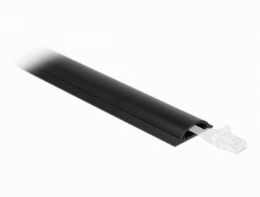 Delock Kabelkanal selbstklebend 50 x 12 mm - Länge 1 m schwarz