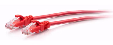 C2G 3ft (0.9m) Cat6a Snagless Unshielded (UTP) Slim Ethernet Network Patch Cable - Red - Patch-Kabel - RJ-45 (M) zu RJ-45 (M) - 90 cm - 4.8 mm - UTP - CAT 6a - geformt, ohne Haken - Rot