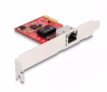 Delock PCI Express x1 Karte zu 1 x RJ45 2,5 Gigabit LAN i225 NBASE-T - Low Profile