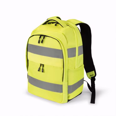 DICOTA Hi-Vis - Rucksack - 25 Liter - Thermoplastisches Polyurethan (TPU), 600D RPET - Gelb