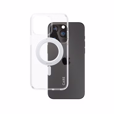 PanzerGlass CARE Feature Kickstand iPhone 15 Pro Max silbe