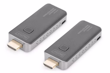 Wireless Video Extender HDMI > HDMI, 50 Meter, HDMI Verlängerung (schwarz/silber, Sendeeinheit + Empfängereinheit)
