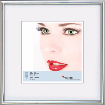 Walther Galeria 20x20 Kunststoff silber KS220H