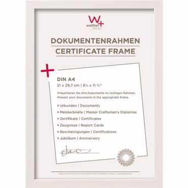 Walther Construction 21x29,7 Kunststoff weiß DIN A4 JK130W